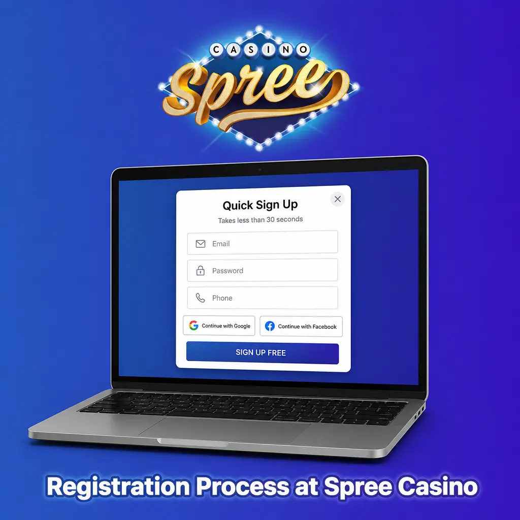 Registration Process at Spree Casino